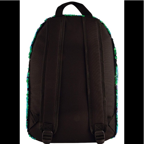 Mermaid Look Flip Sequin Rave Backpack Iridescent - Picture 6 of 8